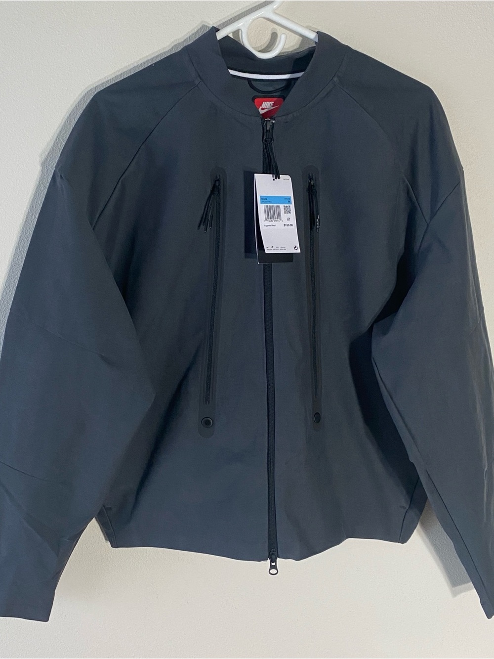 Nike Tech Dri-FIT Shori Full-Zip Bomber Jacket HV0951-060 $150 - Medium